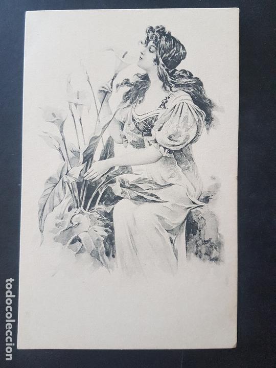 Postales: MUJER ELEGANTE POSTAL - Foto 1