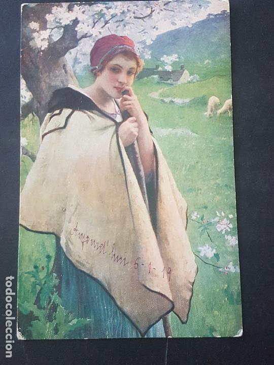 Postales: MUJER ELEGANTE POSTAL - Foto 1