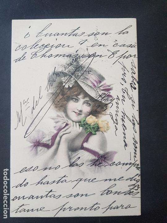 Postales: MUJER ELEGANTE POSTAL - Foto 1