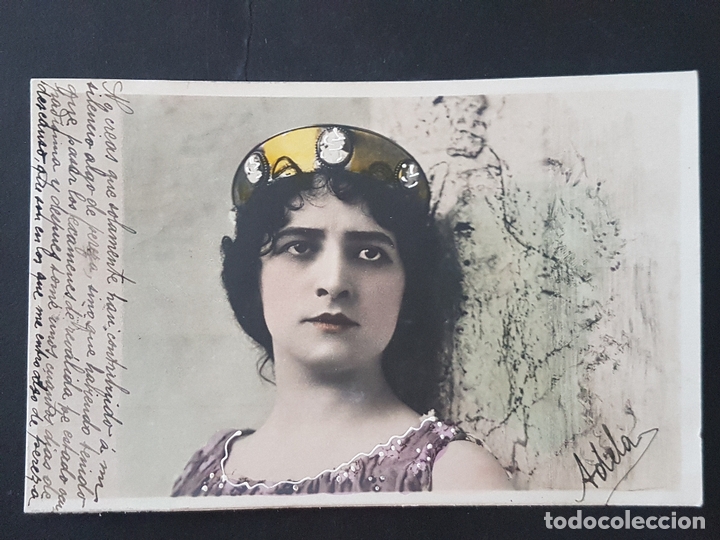 Postales: MUJER ELEGANTE POSTAL ANTIGUA - Foto 1