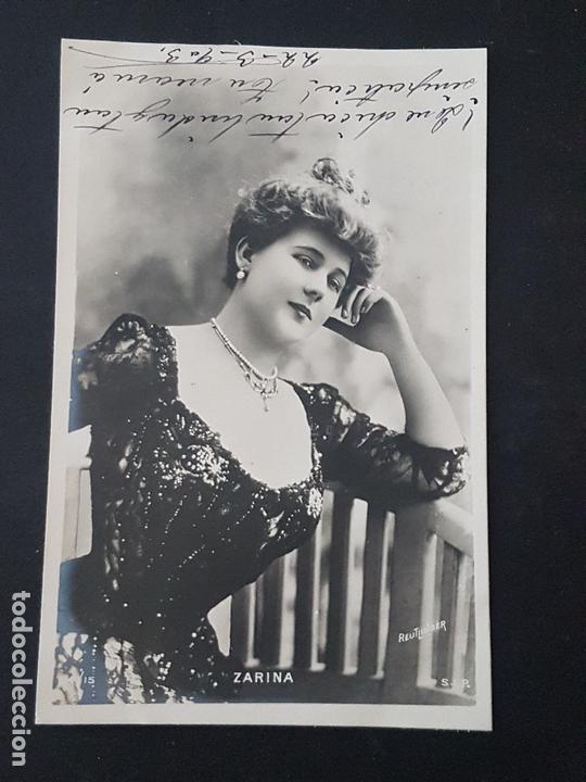 Cartoline: MUJER ELEGANTE POSTAL ANTIGUA