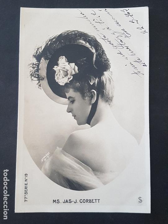 Postales: MUJER ELEGANTE POSTAL ANTIGUA - Foto 1