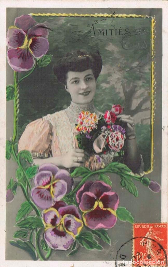 Postais: postal circulada en 1909