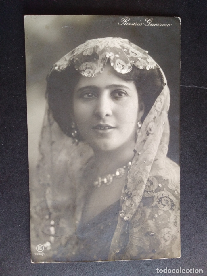 Postales: ROSARIO GUERRERO POSTAL ARTISTA CUPLETISTA TEATRO