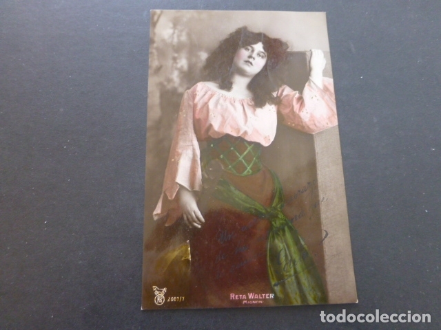 Cartoline: RETA WALTER POSTAL ACTRIZ ARTISTA
