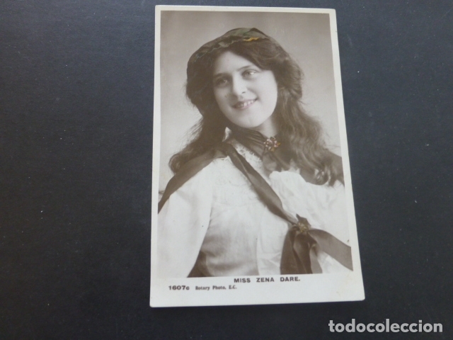 Postcards: MISS ZENA DARE POSTAL ACTRIZ ARTISTA