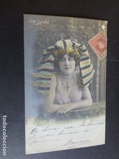 Cartes Postales: JANE DERVAL ARTISTA ACTRIZ POSTAL
