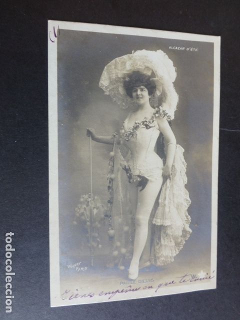 Postales: PAULE DELYS ARTISTA CANTANTE POSTAL 1902