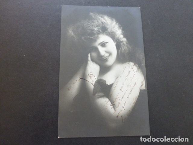 Postales: MUJER SONRIENTE POSTAL - Foto 1