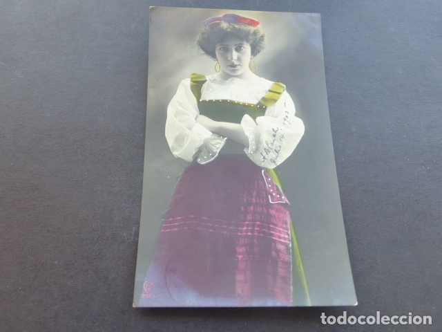 Postales: MUJER CAMPESINA POSTAL - Foto 1