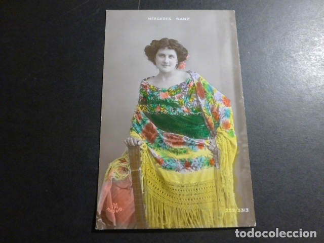 Postais: MERCEDES SANZ ACTRIZ ARTISTA CANTANTE CUPLETISTA POSTAL