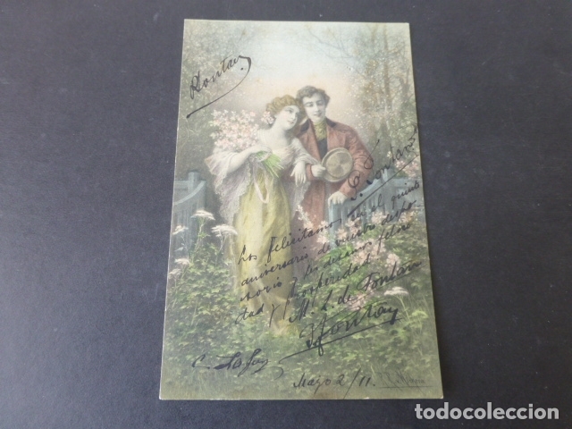 Postales: PAREJA ELEGANTE POSTAL - Foto 1