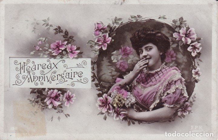 Cartoline: EPR mujer con flores