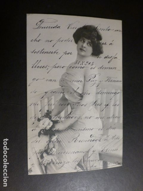 Cartoline: MUJER ELEGANTE POSTAL