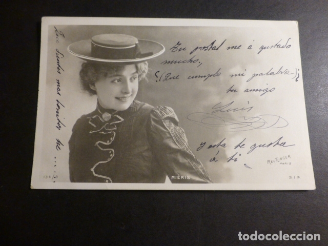 Postales: MIERIS ARTISTA ACTRIZ POSTAL - Foto 1