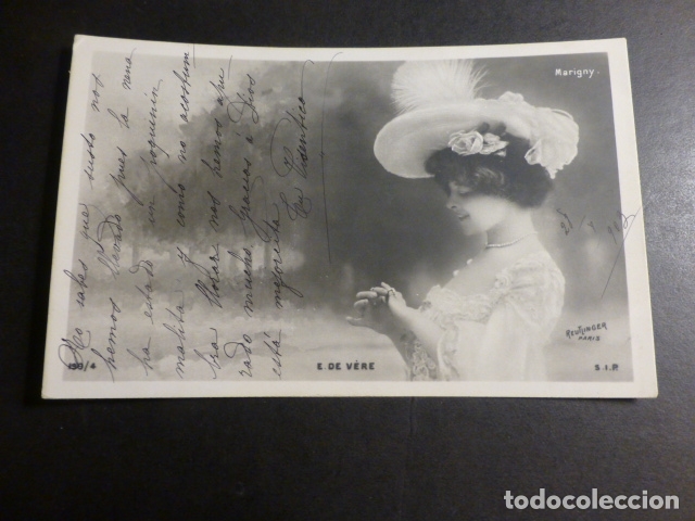 Postales: E. DE VERE ARTISTA ACTRIZ POSTAL - Foto 1