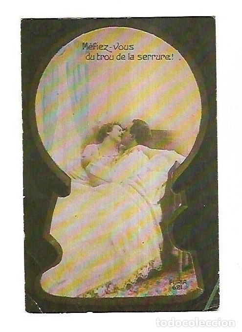 Postales: TARJETA POSTAL. DOS AMANETES. FURIA 621. CUIDADO CON LA CERRADURA!