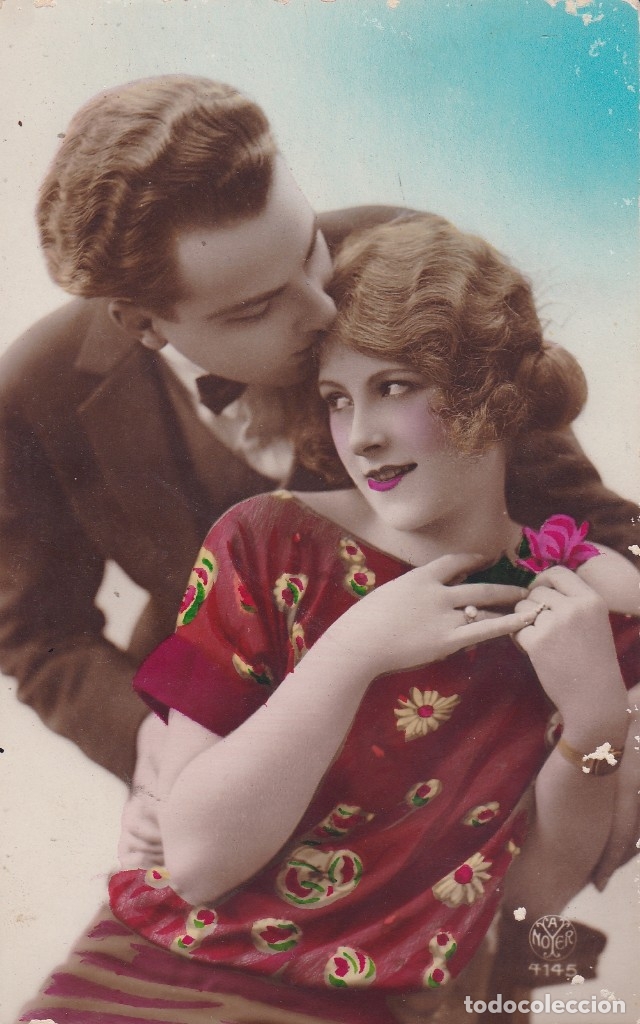 Postales: pareja postal circulada 1927