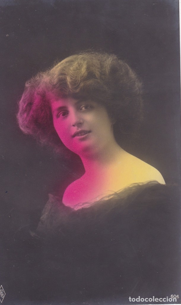 Postales: guapa se&ntilde;ora PFB circulada - Foto 1