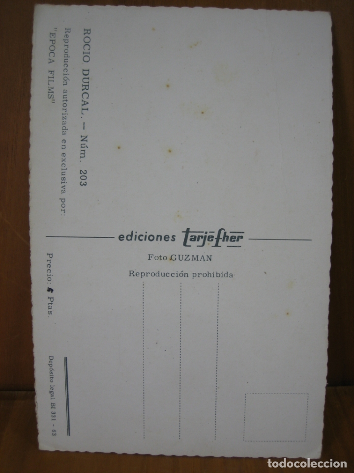 Postales: Cartelito o postal de Rocio D&uacute;rcal - Foto 2