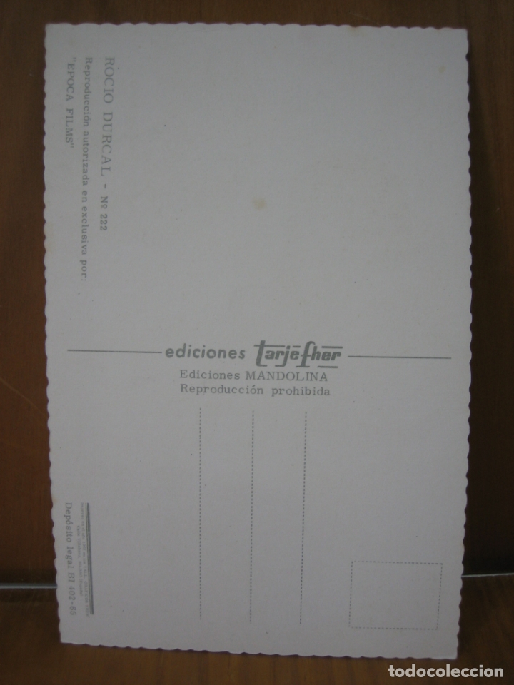 Postales: Cartelito o postal de Rocio D&uacute;rcal - Foto 2