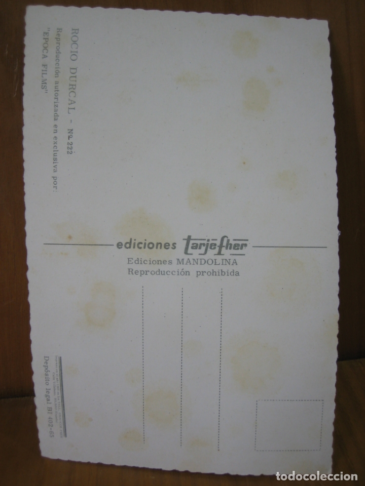 Postales: Cartelito o postal de Rocio D&uacute;rcal - Foto 2