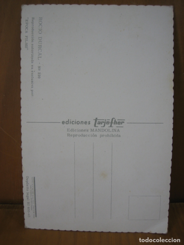 Postales: Cartelito o postal de Rocio D&uacute;rcal - Foto 2