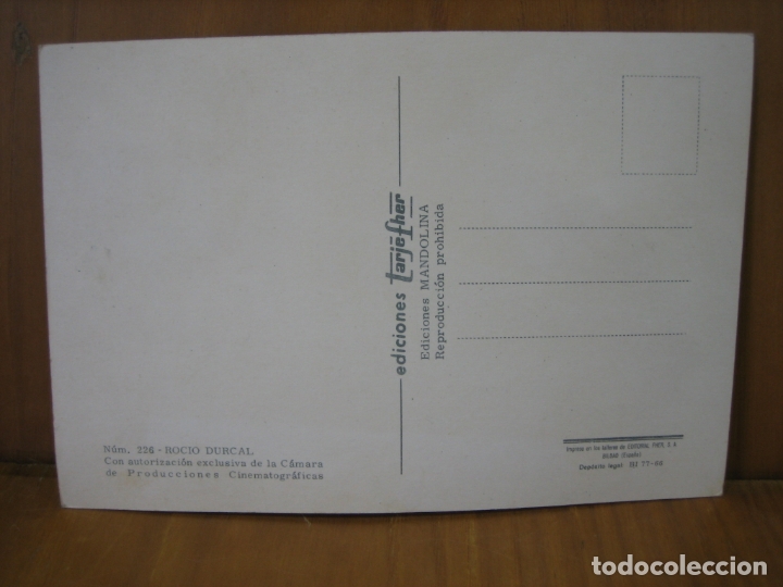Postales: Cartelito o postal de Rocio D&uacute;rcal - Foto 2