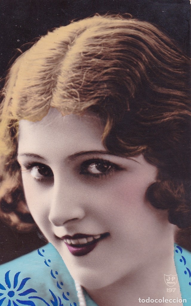 Postales: bella se&ntilde;orita sin circular - Foto 1