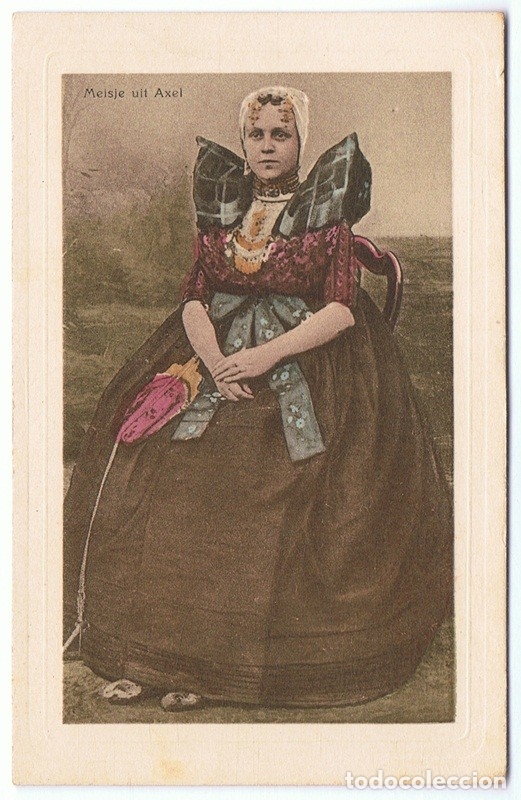 Postales: POSTAL MEISJE UIT AXEL - Foto 1