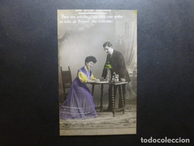 Postales: PAREJA LA CONTRATA POSTAL - Foto 1