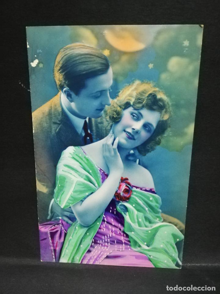 Postais: TARJETA POSTAL DE GALANTES Y MUJERES. PAREJA DE ENAMORADOS.