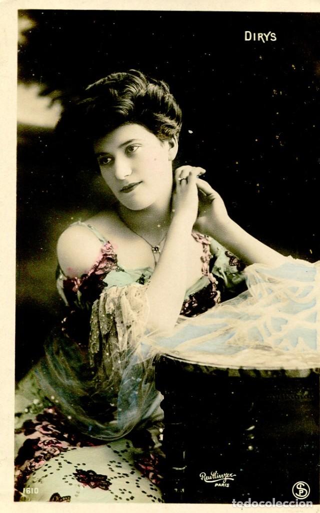 Postales: MUJER ARTISTA-DIRYS