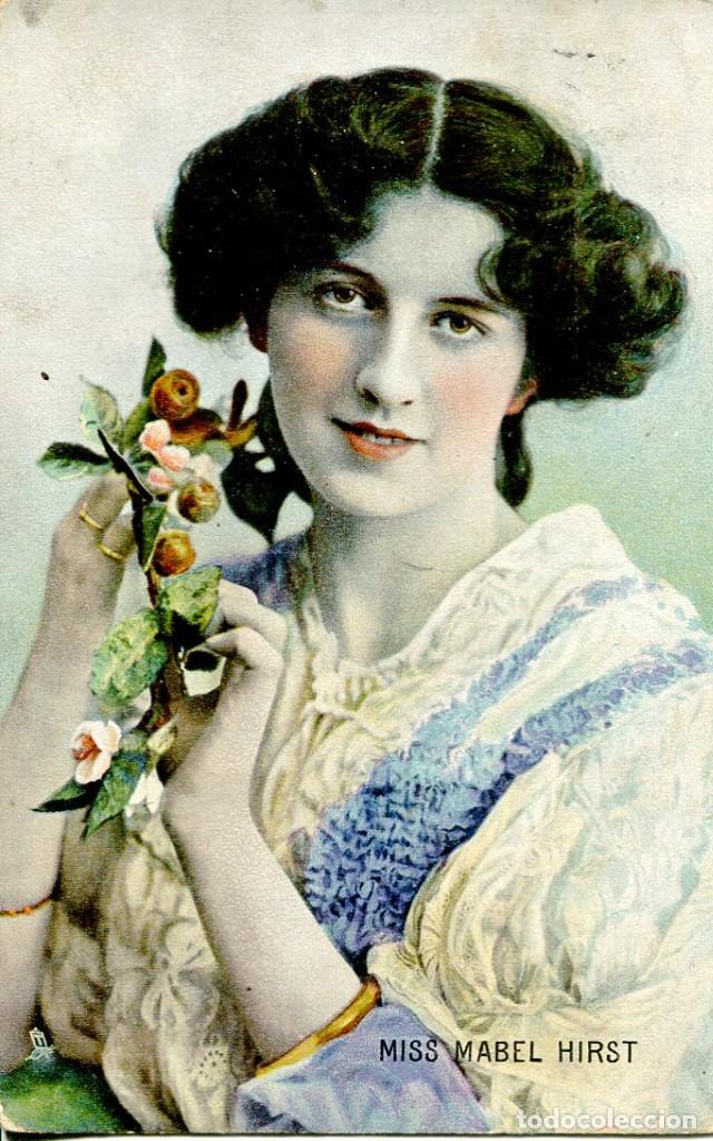 Postales: ACTRIZ MABEL HIRST - R. TUCK- A&Ntilde;O 1905