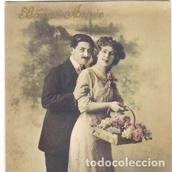 Postales: -29986 POSTAL ROMANTICA ENAMORADOS, BONNE ANNEE, N&ordm; 6350, PRECIOSA FOTOGRAFIA&nbsp;