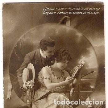 Postales: -29991 POSTAL ROMANTICA ENAMORADOS, ESCRITA EN 1944, N&ordm; 1137, PRECIOSA FOTOGRAFIA