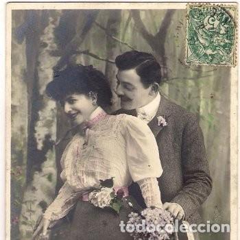Postales: -29994 POSTAL ROMANTICA ENAMORADOS, ESCRITA, N 392/3, PRECIOSA FOTOGRAFIA