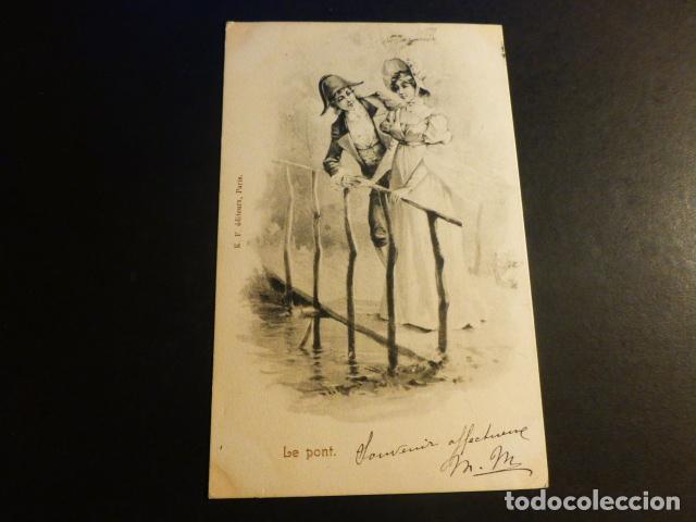 Postales: PAREJA ELEGANTE POSTAL ILUSTRADA - Foto 1