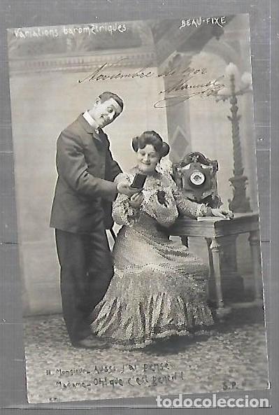 Postais: TARJETA POSTAL. GALANTES Y MUJERES. VARIATIONS BAROMETRIQUES