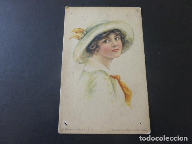 Postales: MUJER ELEGANTE POSTAL ILUSTRADA - Foto 1