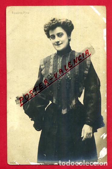 Postales: POSTAL FOTOGRAFIA ACTRIZ O CUPLETISTA ROSARIO PINO ANTIGUA ORIGINAL P652