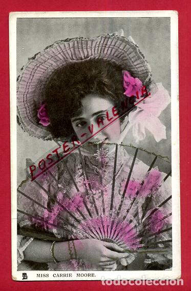 Postales: POSTAL FOTOGRAFIA ACTRIZ O CUPLETISTA MISS CARRE MOORE ANTIGUA ORIGINAL P664
