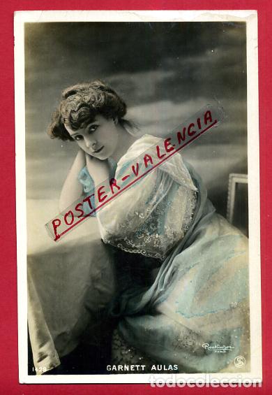 Postkarten: POSTAL FOTOGRAFIA ACTRIZ O CUPLETISTA GARNET AULAS ANTIGUA ORIGINAL P666