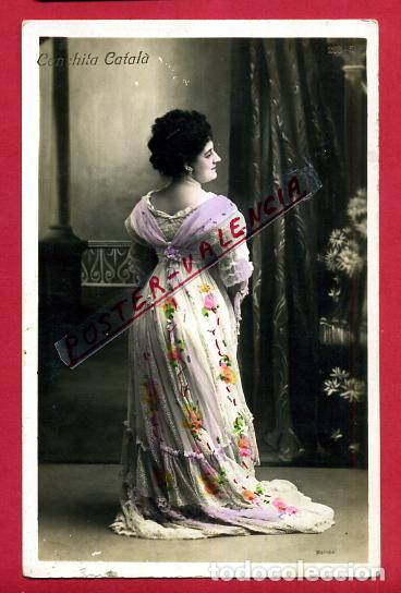 Postkarten: POSTAL FOTOGRAFIA ACTRIZ O CUPLETISTA CONCHITA CATALA ANTIGUA ORIGINAL P674