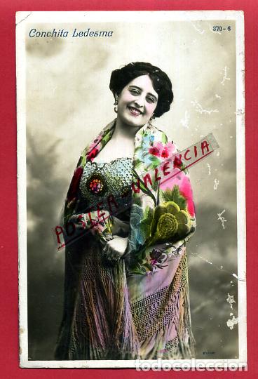 Postkarten: POSTAL FOTOGRAFIA ACTRIZ O CUPLETISTA CONCHITA LEDESMA ANTIGUA ORIGINAL P675