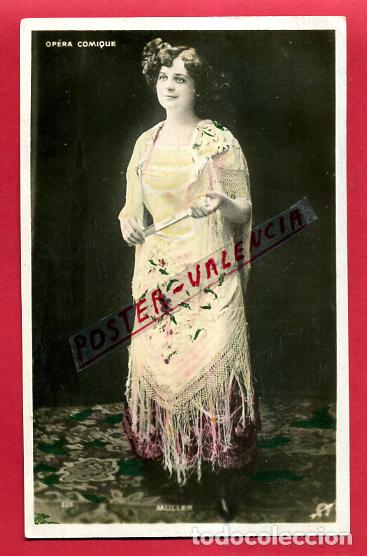 Postales: POSTAL FOTOGRAFIA ACTRIZ O CUPLETISTA OPERA COMIQUE ORIGINAL P681