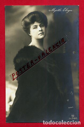 Postales: POSTAL FOTOGRAFIA ACTRIZ O CUPLETISTA MYRTLE ELVYN ORIGINAL P688