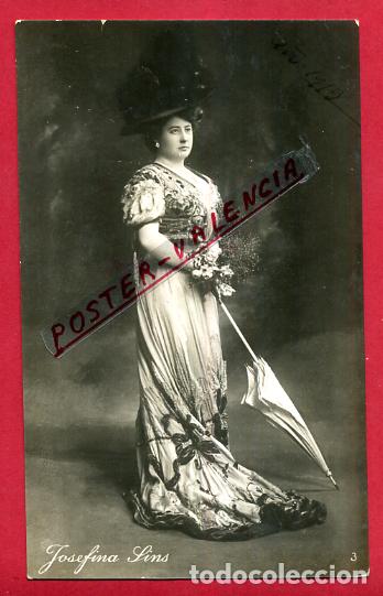 Postales: POSTAL FOTOGRAFIA ACTRIZ O CUPLETISTA JOSEFINA SINS ORIGINAL P690