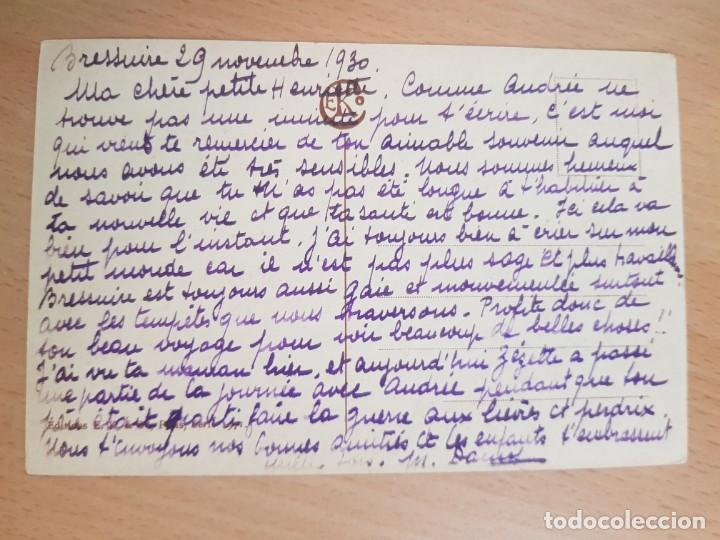 Postales: ANTIGUA POSTAL ROMANTICA FRANCESA 1930 - Foto 2