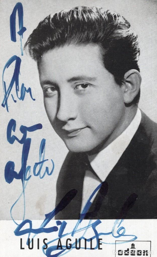 Postales: luis aguil&eacute;. firmada. odeon - Foto 1